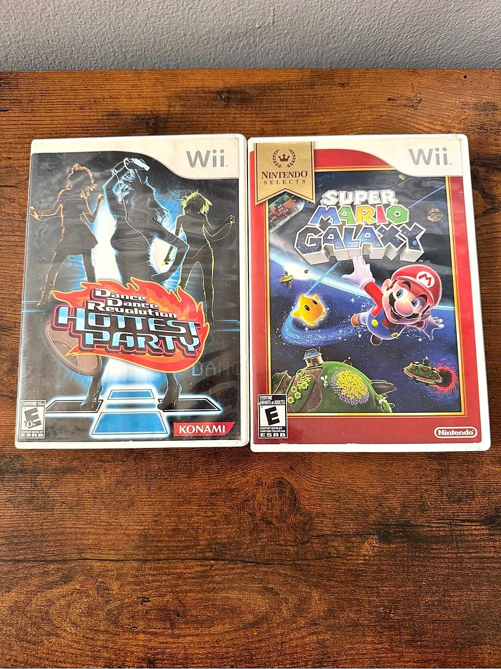 Nintendo Wii Game Lot Super Mario Galaxy & Dance Dance Revolution Hottest CIB